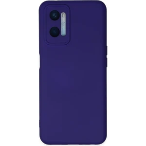 Happycase Oppo A96 Kılıf Nano Içi Kadife  Silikon - Mor