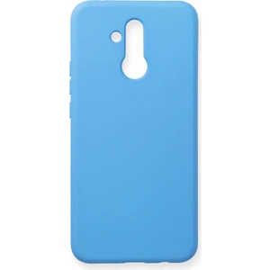 Happycase Huawei Mate 20 Lite Kılıf Nano Içi Kadife  Silikon - Mavi