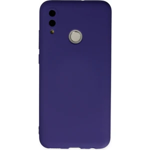 Happycase Huawei P Smart 2019 Kılıf Nano Içi Kadife  Silikon - Mor
