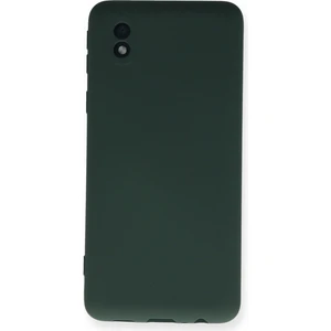 Happycase A01 Core Kılıf Nano Içi Kadife  Silikon - Koyu Yeşil