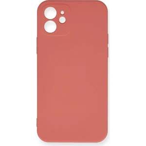 Happycase iPhone 12 Kılıf Nano Içi Kadife  Silikon - Kiremit