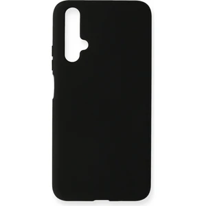 Happycase Huawei Honor 20 Kılıf Nano Içi Kadife  Silikon - Siyah