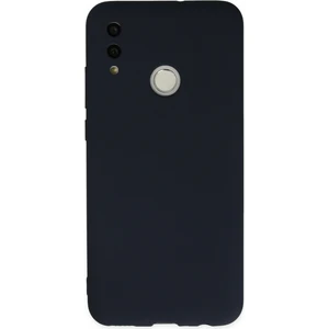Happycase Huawei P Smart 2019 Kılıf Nano Içi Kadife  Silikon - Lacivert