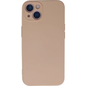 Happycase iPhone 13 Kılıf Nano Içi Kadife  Silikon - Pudra