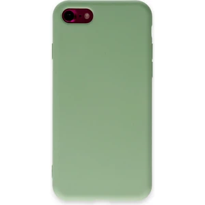 Happycase iPhone 8 Kılıf Nano Içi Kadife  Silikon - Yeşil