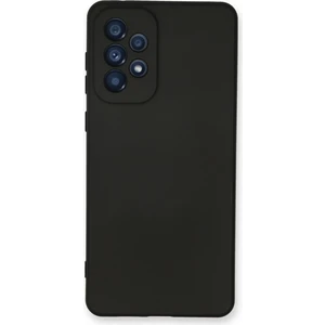 Happycase Samsung Galaxy A73 5g Kılıf Nano Içi Kadife  Silikon - Siyah