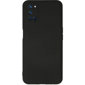 Happycase Oppo A52 Kılıf Nano Içi Kadife  Silikon - Siyah
