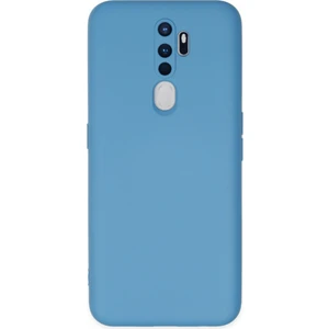 Happycase Oppo A9 2020 Kılıf Nano Içi Kadife  Silikon - Mavi