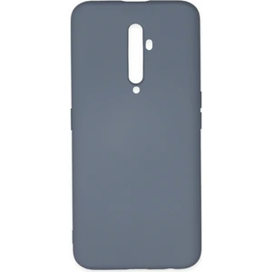 Happycase Oppo Reno 2z Kılıf Nano Içi Kadife  Silikon - Gri