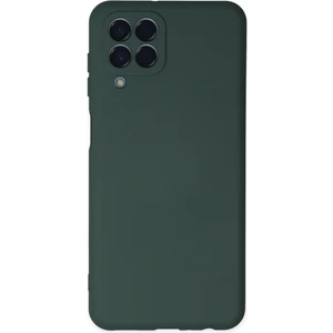 Happycase Samsung Galaxy M33 Kılıf Nano Içi Kadife  Silikon - Koyu Yeşil
