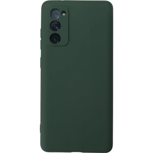 Happycase Samsung Galaxy S20 Fe Kılıf Nano Içi Kadife  Silikon - Koyu Yeşil