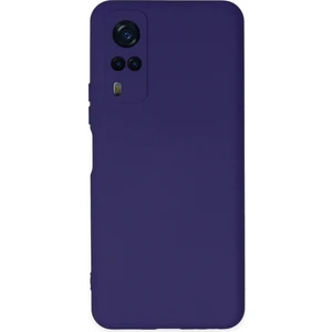 Happycase Vivo Y51 Kılıf Nano Içi Kadife  Silikon - Mor