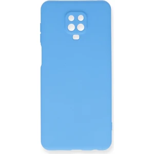Happycase Xiaomi Redmi Note 9s Kılıf Nano Içi Kadife  Silikon - Mavi