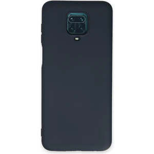 Happycase Xiaomi Redmi Note 9s Kılıf Nano Içi Kadife  Silikon - Lacivert