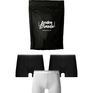 Harry Jons Erkek 3'lü Boxer 1. Sınıf Kumaş Premium Paket Özel Dizayn. Düz Likralı Boxer Şort Çeyizlik Hediyelik