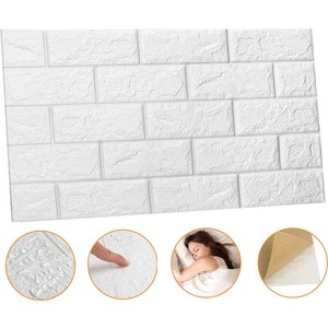 Renkli Duvarlar Kendinden Yapışkanlı Silinebilir Esnek Duvar Paneli Kağıdı 70X38CM