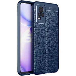 Tekno Grup Vivo V21E Kılıf Ultra Korumalı Deri Desenli Lüx Niss Silikon Kılıf