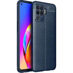 Tekno Grup Oppo Reno 5 Lite Kılıf Ultra Korumalı Deri Desenli Lüx Niss Silikon Kılıf + Nano Ekran Koruyucu