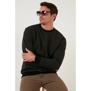 Slim Fit Bisiklet Yaka Pamuklu Kazak Erkek Kazak 456201