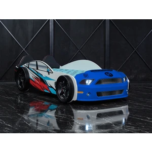 Kaju Mobilya Kaju Muscle Mavi Full Arabalı Yatak