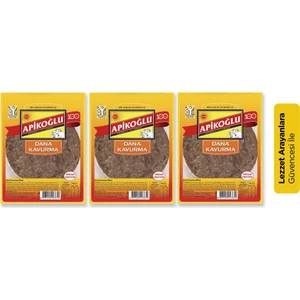 Siniri Alınmış Dilim Kavurma 100 gr 3'lü Paket