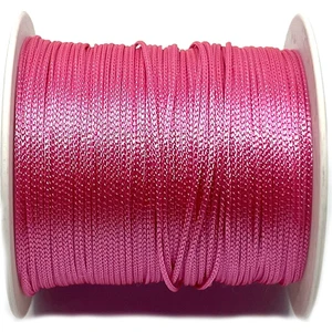 Makrome Paraşüt Ipi 1 mm 100 Metre Pembe Renk, Takı Ipi (1 Bobin 100 Metre) L