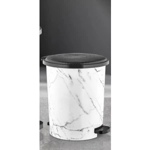 Desenli Pedallı Çöp Kovası - 12 Lt