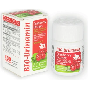 BioPetactive Urinamin C Vitamini Çiğneme Tableti 40 Tablet