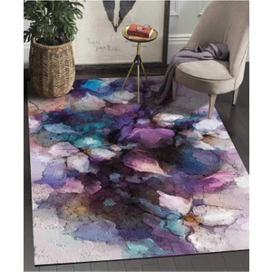 Renkli Halılar Yıkanabilir Dijital Baskı Modern Dekoratif Kaymaz Tabanlı Salon Halısı Mutfak Halısı Yolluk