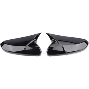 ŞüsCarOto Aksesuar Honda Civic Fc5 Fk7 2016-2021 Batman Yarasa Ayna Kapağı Piano Black Abs Plastik