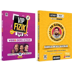 Kr Akademi Yayınları Mert Hoca TYT Matematik - Vip Fizik Defteri Seti 2 Kitap 2023