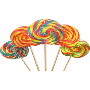 Küçük Boy Sosyete Şeker Lolipop Karışık Renk Çubuklu 20 x 12 gr