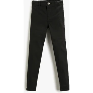 Basic Okul Pantolonu Denim - Slim Jean