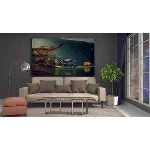 Abant Gölü Manzaralı Kanvas Tablo