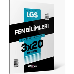 Marka Yayınları 2025 LGS 1. Dönem Konuları Fen Bilimleri 3 Deneme