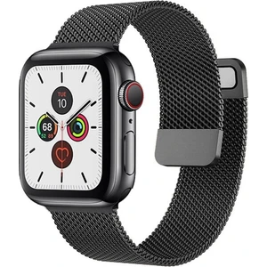 Metal Apple Watch 7/6/se/5/4/3/2 38MM 40MM 41MM Paslanmaz Çelik Mıknatıslı Kordon