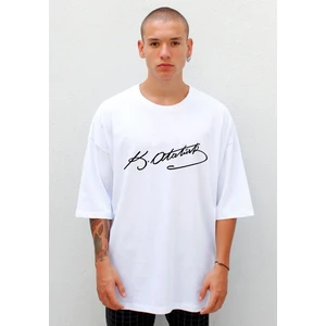 Atatürk Imza Oversize Tişört