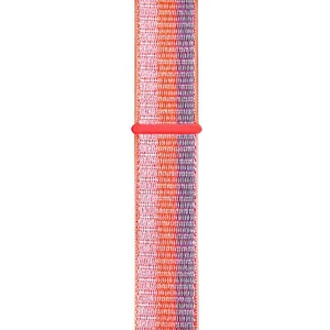 Amazfit Gtr 47 mm Için Dokuma Kordon Turuncu Çizgili