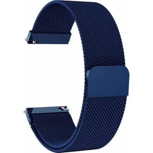 Amazfit Gts 2 Mini Için Mıknatıslı Milanese Kordon Lacivert