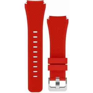 Amazfit Gtr 47 mm Için Silikon Kordon Koyu Kırmızı