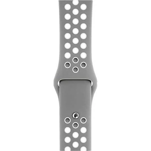 Garmin Venu Sq-sq Music Için Delikli Silikon Kordon Kayış Gri Beyaz