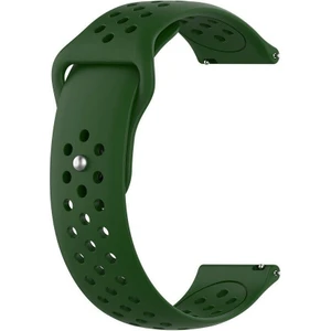 Garmin Venu Sq-sq Music Için Delikli Silikon Kordon Yeşil