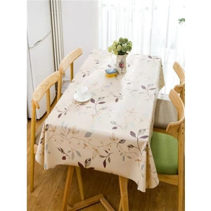 Meiwa Kumaş Görünümlü Pvc Leketutmaz Kaymaz Masa Örtüsü