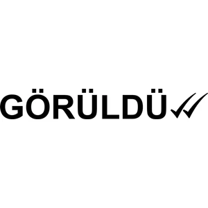 Quart Aksesuar Görüldü Oto Cam Sticker Araba Sticker