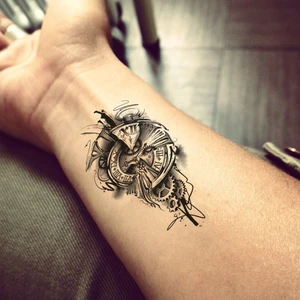 BP Tattoo Zaman Çarkı Mini Boy Geçici Dövme