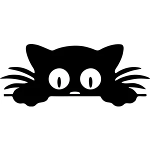 Quart Aksesuar Bagajdan Bakan Kedi Oto Sticker Araba Cam Sticker