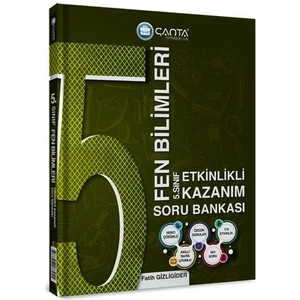 Çanta Yayınları 5.Sınıf Fen Bilimleri Etkinlikli Kazanım Soru Bankası 2022