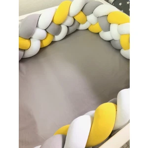 Guldesıgnstore 4 Lü Model Örgü Koruma Sarı-Gri-Beyaz-Beyaz