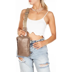 Kindfox Deri Unisex Bodybag | Çapraz Çanta | Omuz Çantası | Çift Taraf Askılı