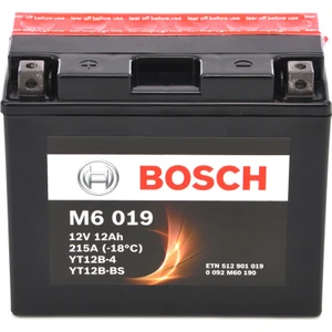 M6019 YT12B-BS 12 V 12 Amper Motosiklet Akü